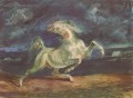 Eugene Delacroix Pferd erschreckt von einem Sturm 1824 1